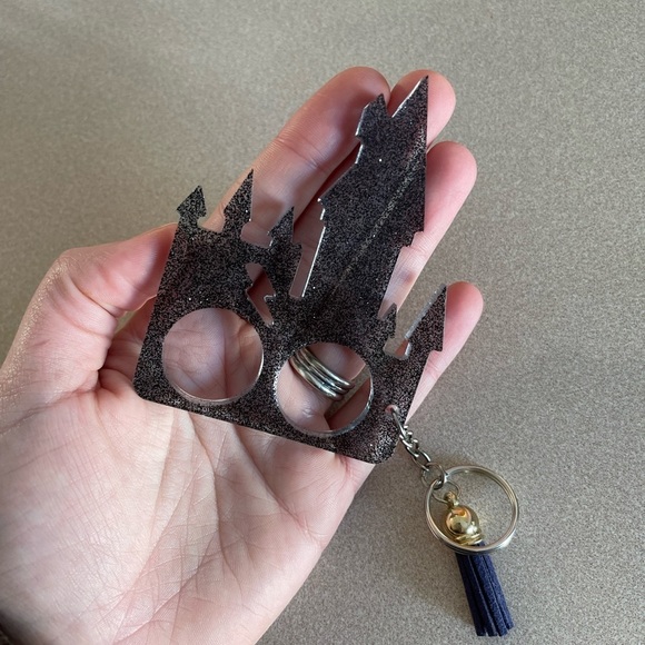 🎉🎉HP🎉🎉 Handmade Harry Potter Hogwarts Safe Keychain - Picture 3 of 7